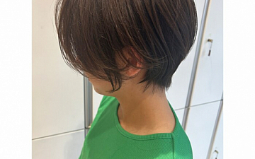 お手入れしやすい丸みボブ